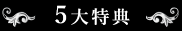 5大特典